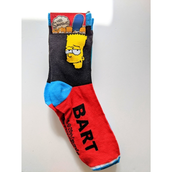 The Simpsons Other - The Simpson High Socks New